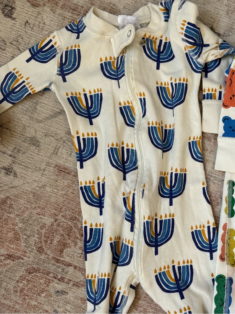 Hanna Anderson pajama Hanukkah  - 6-12 mo